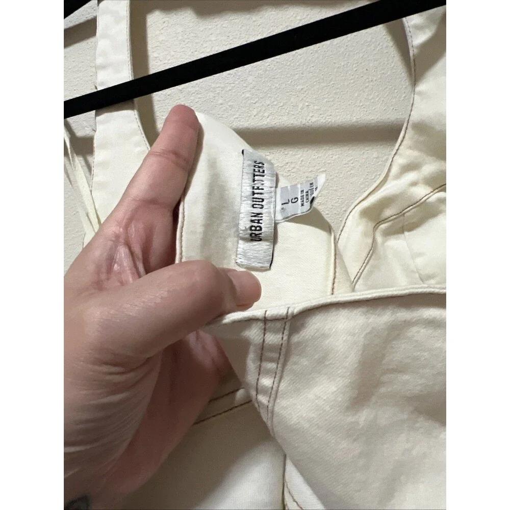 Urban Outfitters Jenny Denim Halter Bustier Mini Dress Women's Size Large - Picture 5 of 5